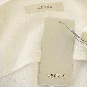 EPOCA ノーカラージャケット M5E58-395-01 薄手 38 白 ホワイト /G MU