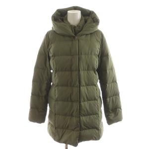 ダウンジャケット フード アウター M カーキ 0304-17403 /AN50 BM