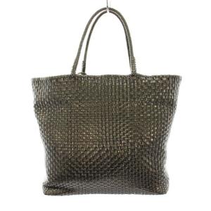 ANTEPRIMA イントレッチオ トートバッグ ワイヤーバッグ バッグインバッグ付き PVC 茶 ブラウン /YT BM