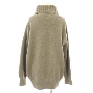 Spick&Span 19AW カシミヤウールタートルプルオーバー3 ニット セーター 長袖 ハイゲージ カシミヤ混 グレージュ