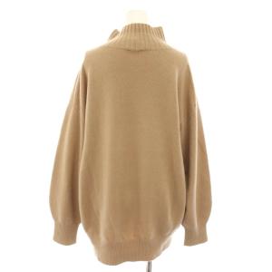 Spick&Span 20AW ニットセーター ハイネック 長袖 ハイゲージ カシミヤ混 F 茶 ブラウン 20080200405230