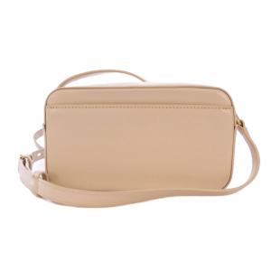 FURLA ブロック ミニ クロスボディバッグ ショルダーバッグ レザー ピンクベージュ /BM MU