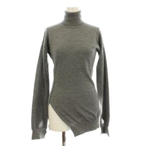 ニット プルオーバー タートルネック カシミヤ100％ XS グレー 7056 Y212