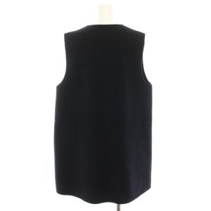 JOHN SMEDLEY ウールダブルフェイスロングウエストコート WOOL DOUBLE FACE LONG WAISTCOAT