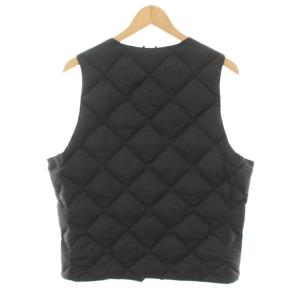 TAION ダウンベスト 前開き アウター XL 黒 ブラック /YT MU