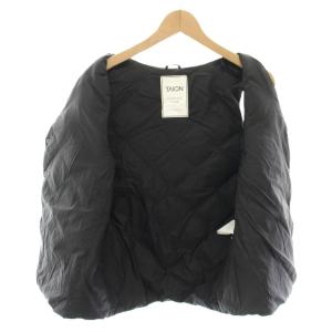 TAION ダウンベスト 前開き アウター XL 黒 ブラック /YT MU