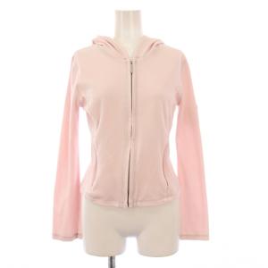 guRL ジップアップパーカー ベロア S ピンク