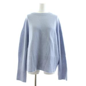 CHESSニットプルオーバー セーター 長袖 ウール 2 水色 B0224ZKW348 /KU MU