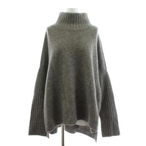 クーマラム×カシミヤハイネックニット セーター 長袖 ウール 2 グレー B0214ZKW360 /KU