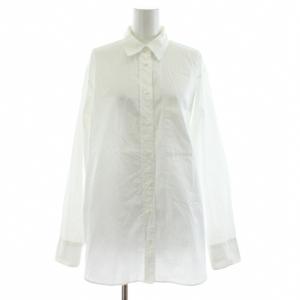  23AW Newstandard Shirt カジュアルシャツ 長袖 コットン 白 ホワイト 23050500801030