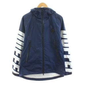 SLEEVE LOGO MOUNTAIN PARKA マウンテンパーカー ジップアップ ロゴ ナイロン