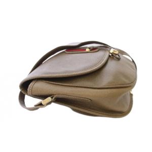 GUCCI ショルダーバッグ シェリーライン レザー ブラウン /TK OH MU