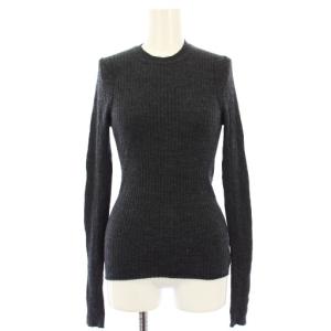 リブニット セーター 長袖 クルーネック 38 グレー 92-109-12-093846 /TK BM