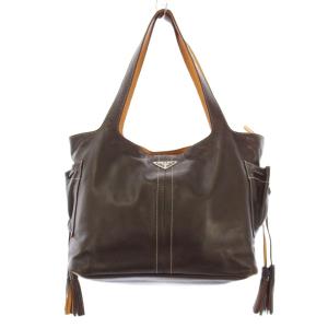 トートバッグ タッセルチャーム ブラウン