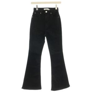 デニムパンツ フレア パンツ 24 黒 ブラック 0101SA12-3401 /G BM