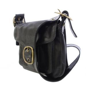 COACH ショルダーバッグ レザー ロゴ 黒 ブラック 11418 /BB BM