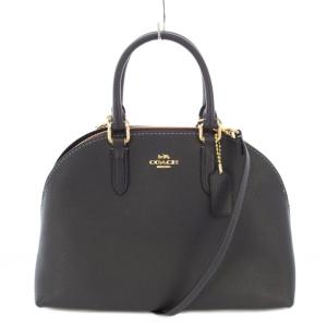 Quinn Satchel クインサッチェル 2WAY ハンドバッグ ショルダーバッグ レザー ロゴチャーム