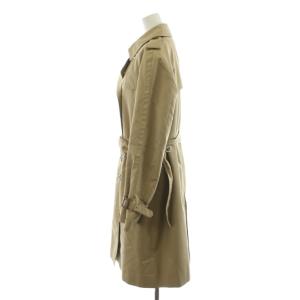 Aquascutum トレンチコート ロング丈 裏地チェック柄 コットン アウター 10 ベージュ 1255101-83 /AN62