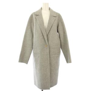 NEW.DIVIDE PEIRETTE.DF チェスターコート カシミヤ混 アウター P グレー 01-6309607