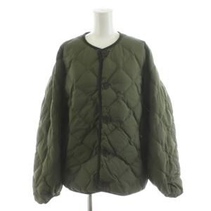 ダウンジャケット ナイロン 14 オリーブ KW32-115-02