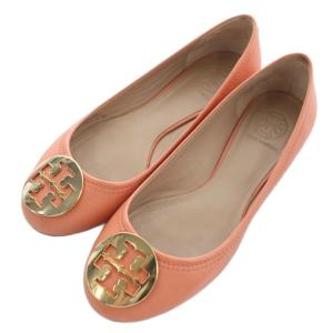 バレエシューズ ラウンドトゥ レザー 7 ピンク /AN14 MU