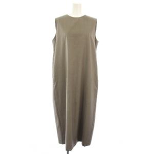 ワンピース ノースリーブ ロング Iライン グレー /TK MU