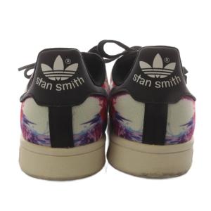 adidas スタンスミス スニーカー シューズ 22.5cm マルチカラー ピンク 青 ブルー 黒 ブラック S81229