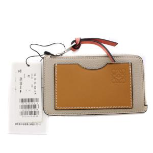 アナグラム コインケース グレー キャメル