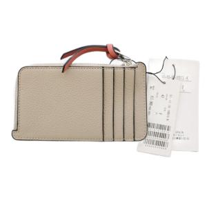 LOEWE アナグラム コインケース グレー キャメル