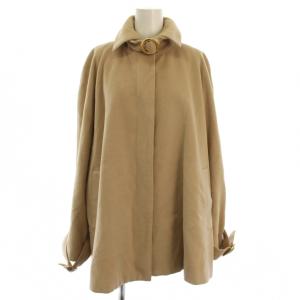 ステンカラーコート ミドル丈 ウール S ベージュ /BM MU