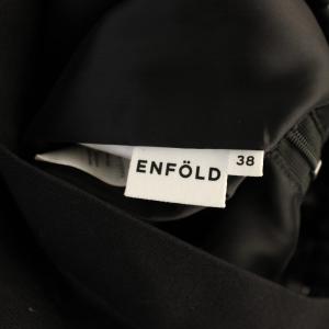ENFOLD タイトスカート ロング ウール 38 黒 300HS231-0450 /BM BM