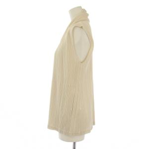 PLEATS PLEASE ISSEY MIYAKE イッセイミヤケ ベスト ジャケット 4 ホワイト PP21-JE163