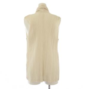 PLEATS PLEASE ISSEY MIYAKE イッセイミヤケ ベスト ジャケット 4 ホワイト PP21-JE163