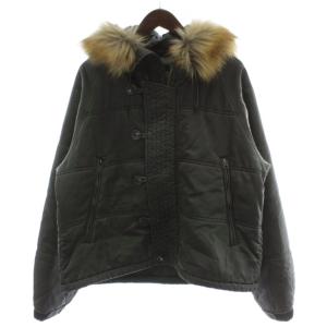 25AW ガーメントダイ N-3B ジャンパー S グレー ファー付きフード 長袖 11-18-3300-147