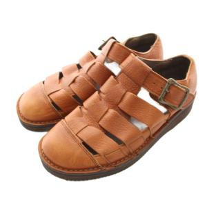 PITTOCK GURUKHA ピトック グルカ サンダル レザー 7.5 ブラウン /YM NI
