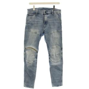 デニムパンツ 5620 3D ZIP KNEE SKINNY スキニー 30 水色 ライトブルー /G