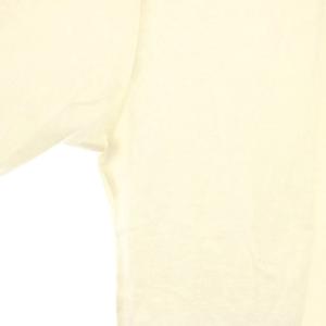 GLAD HAND＆CO. Tシャツ カットソー ロンT M 白 ホワイト 長袖 ヘンリーネック /YM NI