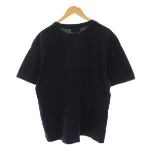 LACOSTE Tシャツ カットソー L 紺 ネイビー ワニ刺繍 クルーネック 半袖 TH7418 /YM NI