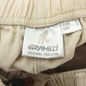 GRAMiCCi BEAMS BOY 別注 24SS リネンコットンバルーンパンツ 麻 リネン F ベージュ ゴムウエスト