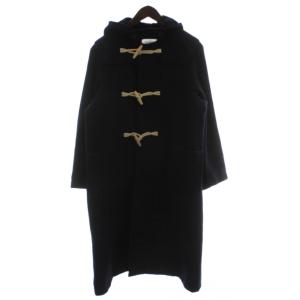 24AW モッサー ロング ダッフルコート ウール 紺 ネイビー 長袖 フード付き トグルボタン 13-19-0076-803