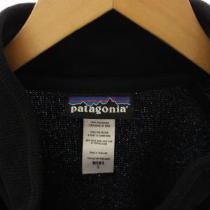 Patagonia フリースベスト ジップアップ L 黒 ブラック 25880 /HN BM