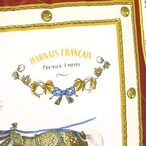 HERMES カレ90 Harnais Francais PREMIER EMPIRE フランス初代帝国のハーネス スカーフ