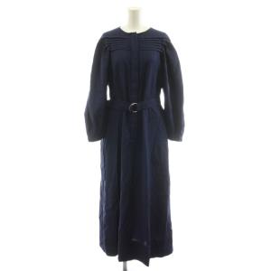 24AW シャツワンピース 36 ネイビー 4010300295
