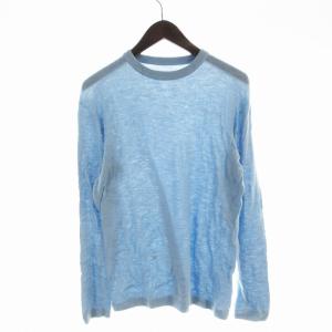 ニット セーター 長袖 水色 ライトブルー /EE