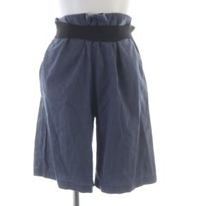 50 ハーフパンツ ショート ベルト 36 紺 ネイビー S52MU0004 /RO BM
