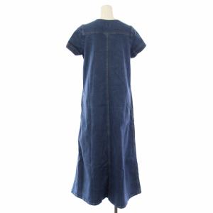 Ron Herman デニムワンピース 半袖 ロング XS 青 2910300087 /TK BM