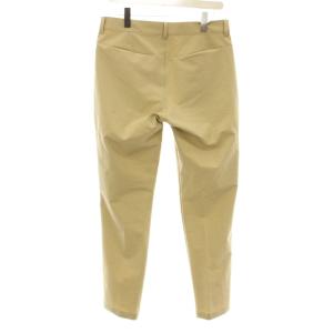 NEW ERA GF ナイロンテーパード パンツ ジップフライ ロゴ ゴルフウェア M ベージュ 13331022 /KU