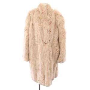 フォックスファーコート ピンク
