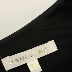 PAULE KA Sheath Keyhole Front Dress ノースリーブ ワンピース フロントオープン メッシュ