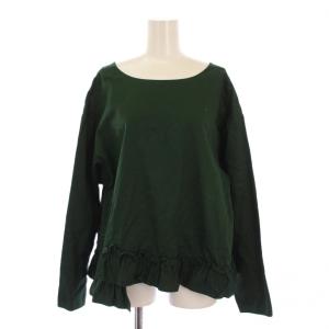 ヘムフリルブラウス シャツ 長袖 38 緑 6521-299-0492 /BM BM